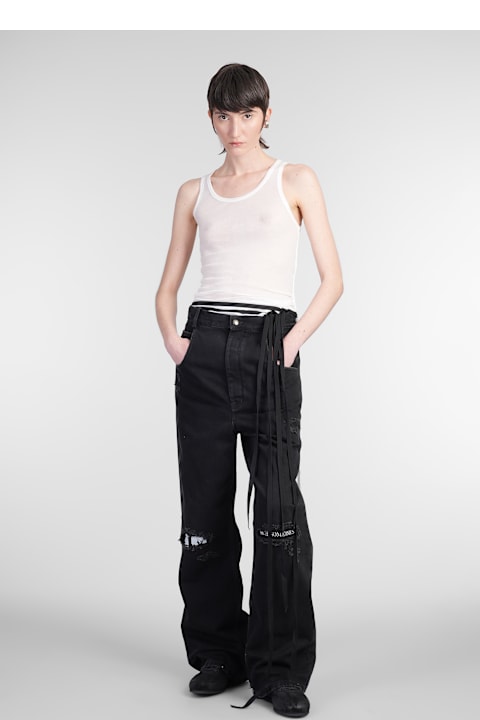Ann Demeulemeester for Women Ann Demeulemeester Mara Topwear In White Cotton