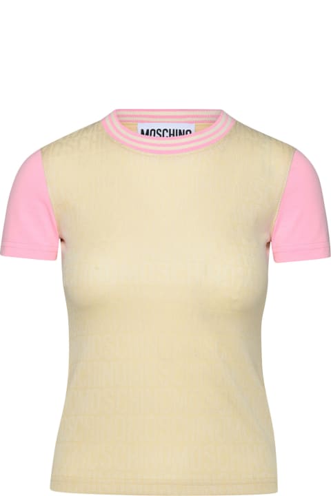 ウィメンズ新着アイテム Moschino Multicolor Cotton Blend T-shirt