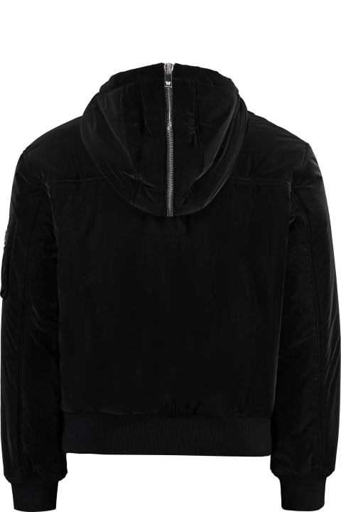 Versace Coats & Jackets for Men Versace Hooded Nylon Jacket