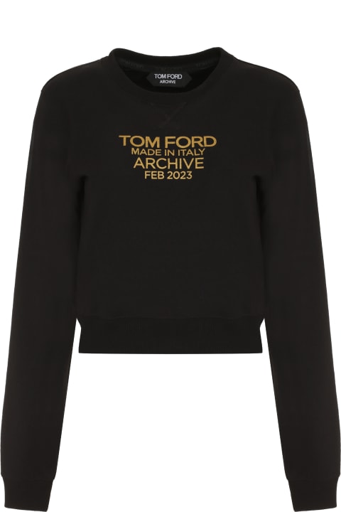 Sale for Women Tom Ford Cotton Crew-neck Sweatshirt