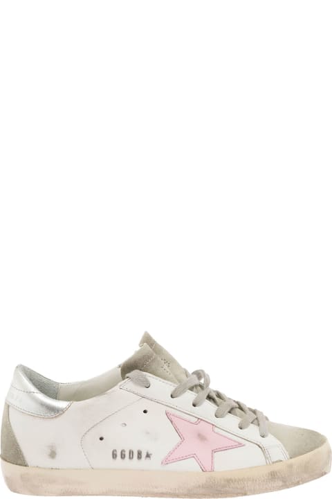 Super Star  Multicolor Leather Sneakers Golden Goose Woman