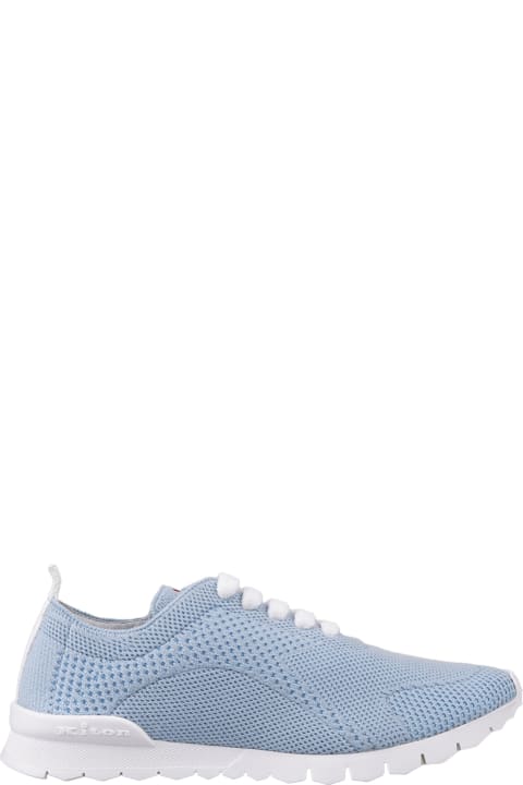 Shoes for Women Kiton Light Blue ''fit'' Running Sneakers