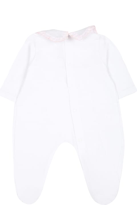 Bodysuits & Sets for Baby Boys La stupenderia White Babygrow For Baby Girl With Bows
