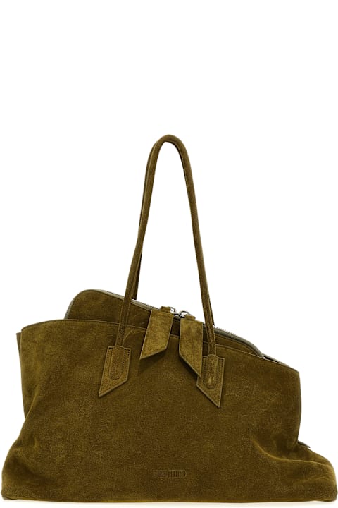 トートバッグ JIMMY CHOO Camel Suede Medium Diamond Shoulder Bag Diamond Tote M | Toffee Suede Tote Bag With Fringes | JIMMY CHOO