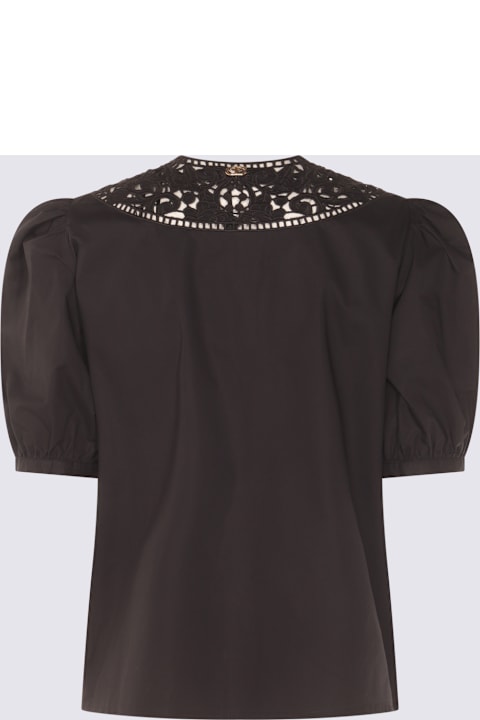 TwinSet for Women TwinSet Black Cotton Top