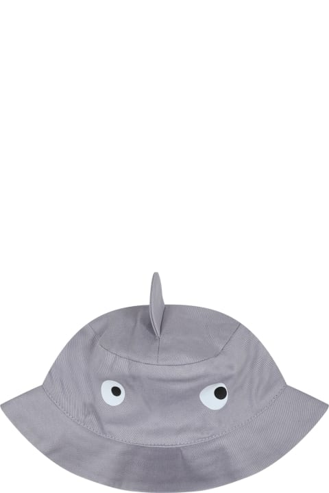Accessories & Gifts for Baby Boys Stella McCartney Kids Gray Cloche For Baby Boy