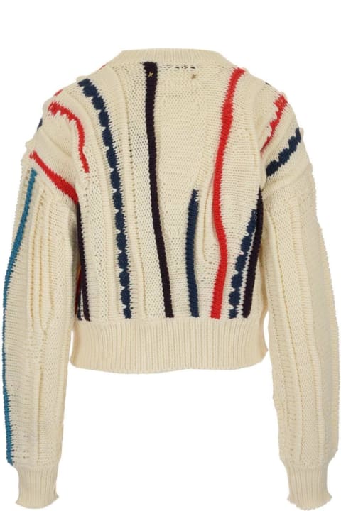 Sale for Women Golden Goose Striped Knit Sweater
