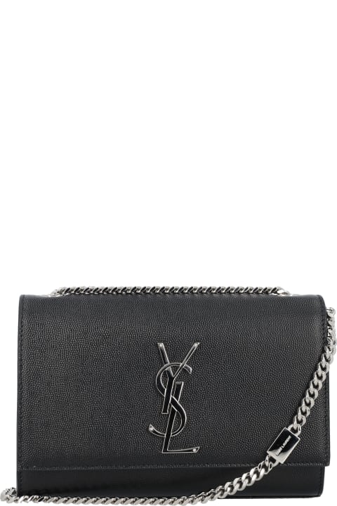 Homeware Saint Laurent Kate Small Grain De Poudre Embossed Leather Bag