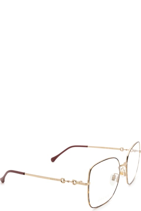 Gucci Eyewear Eyewear for Women Gucci Eyewear Gg0883oa Havana & Gold Glasses