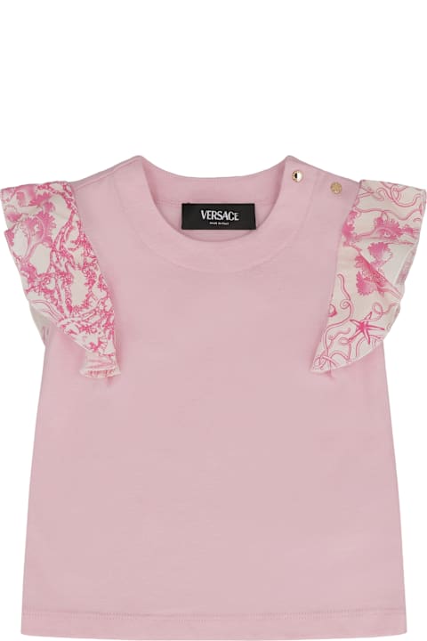 Young Versace for Women Young Versace Cotton Crew-neck T-shirt