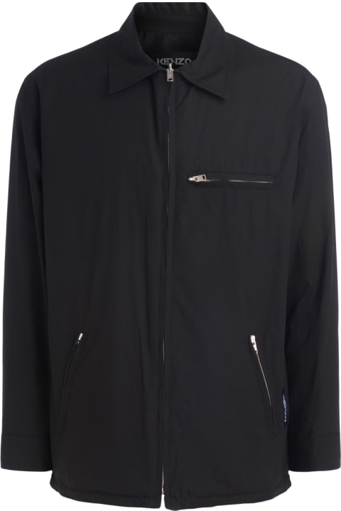 Kenzo Coats & Jackets for Men Kenzo Reversible Jacket In Black Nylon