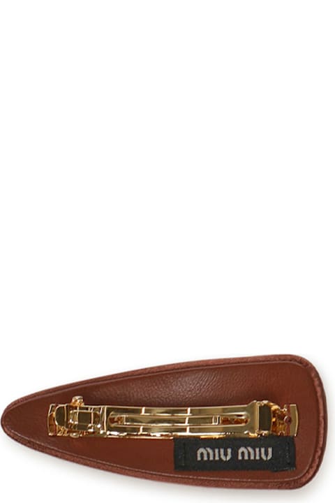 Hair Accessories for Women Miu Miu Satin Buckle
