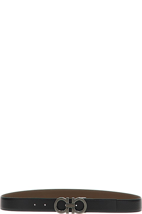 Ferragamo لـ Kids Ferragamo 'gancini' Reversible Belt