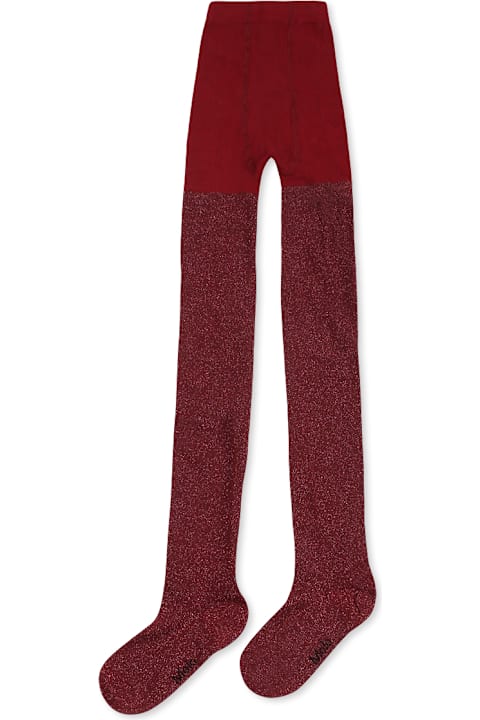 Molo ملابس داخلية لـ بنات Molo Red Tights For Girl