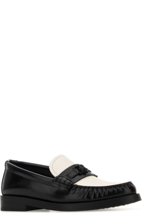 Jimmy Choo Shoes for Women Jimmy Choo Two-tone Leather Addie Loafers