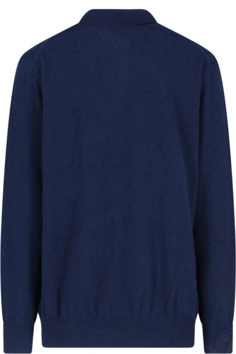 Comme des Garçons Sweaters for Men Comme des Garçons Knitted Polo Shirt