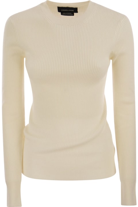 Canada Goose Sweaters for Women Canada Goose Crew-neck Jumper In Wool