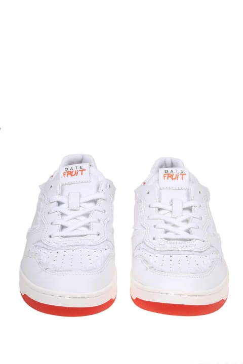 Shoes for Women D.A.T.E. Court Sneakers In White Leather