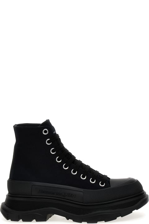 Shoes Sale for Women Alexander McQueen Tread Slick Ankle Boots