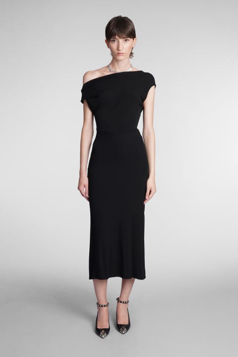 Pilar  Dress In Black Viscose