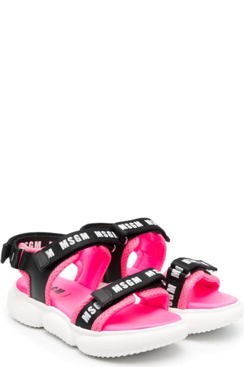 Shoes for Girls MSGM Chunky Logo-print Sandals