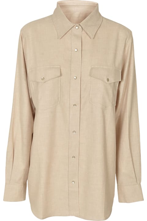 Closed ملابس علوية لـ السيدات Closed Flanella Shirt