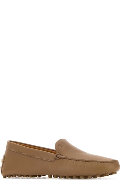 Tod's Cappuccino Leather Loafers