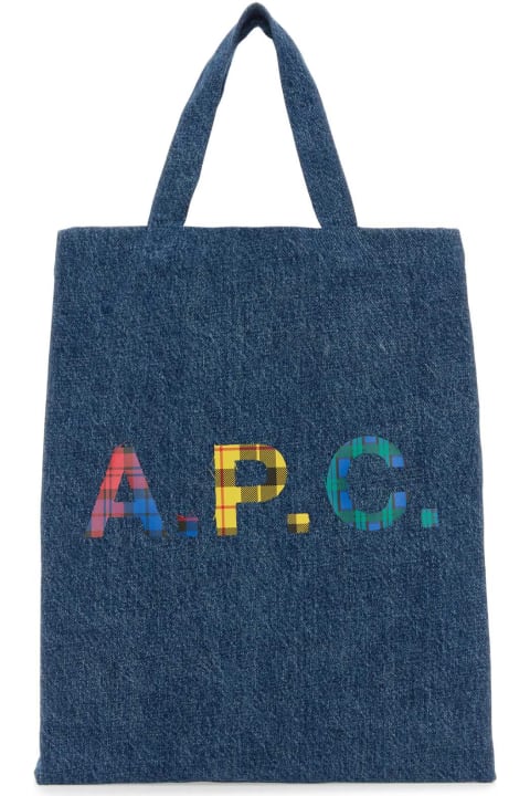 A.P.C. for Women A.P.C. Denim Mini Lou Shopping Bag