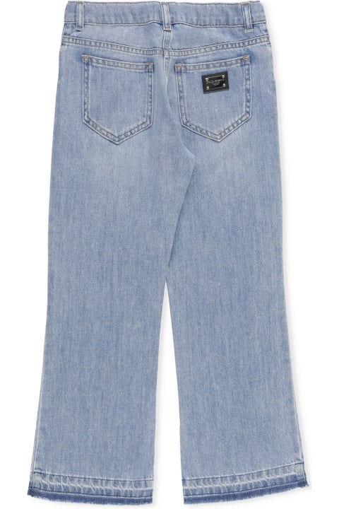 Dolce & Gabbana for Kids Dolce & Gabbana Cotton Pants