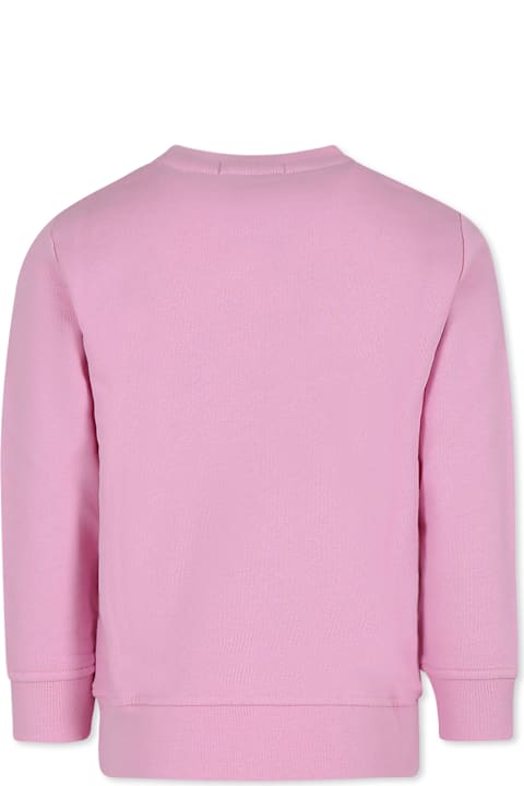 أدوات منزلية Stella McCartney Kids Purple Sweatshirt For Girl With Logo