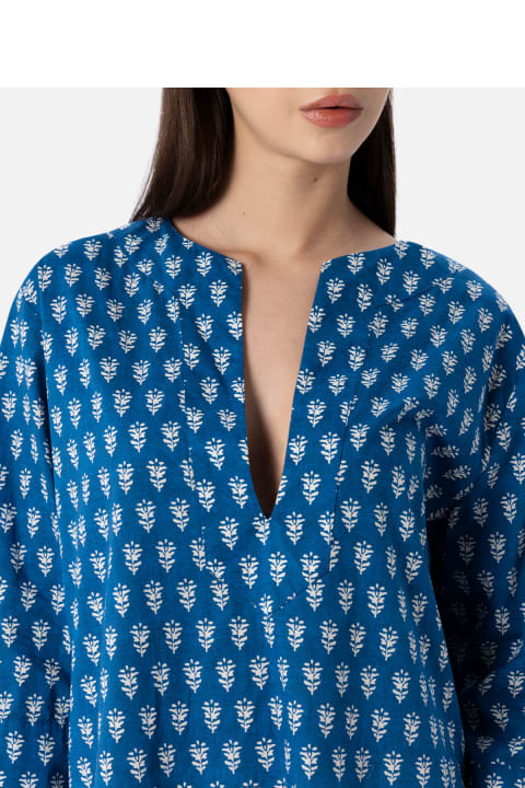 Homeware MC2 Saint Barth Woman Cotton Tunic Dress Macha