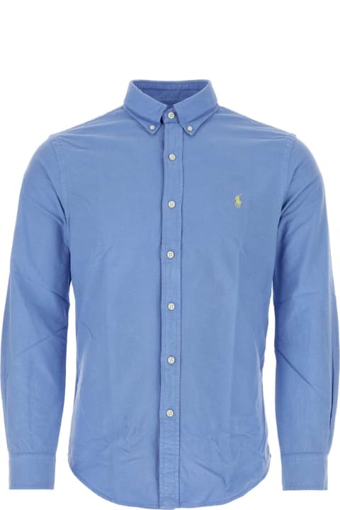 Fashion for Men Polo Ralph Lauren Cerulean Blue Oxford Shirt