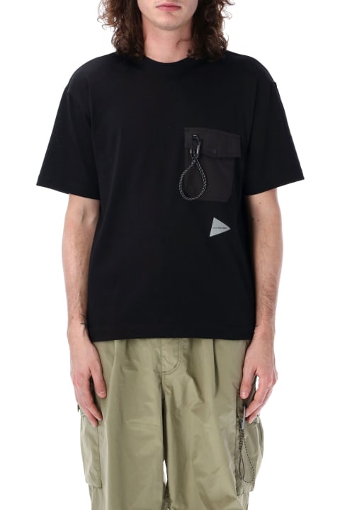And Wander Topwear for Men And Wander Pocket T-shirt