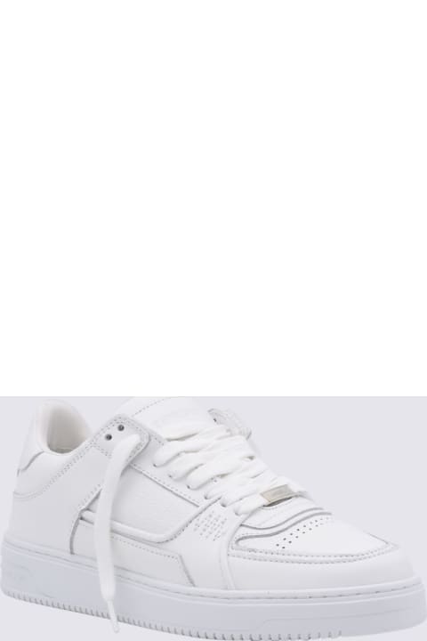 REPRESENT for Men REPRESENT White Leather Apex Tonal Sneakers