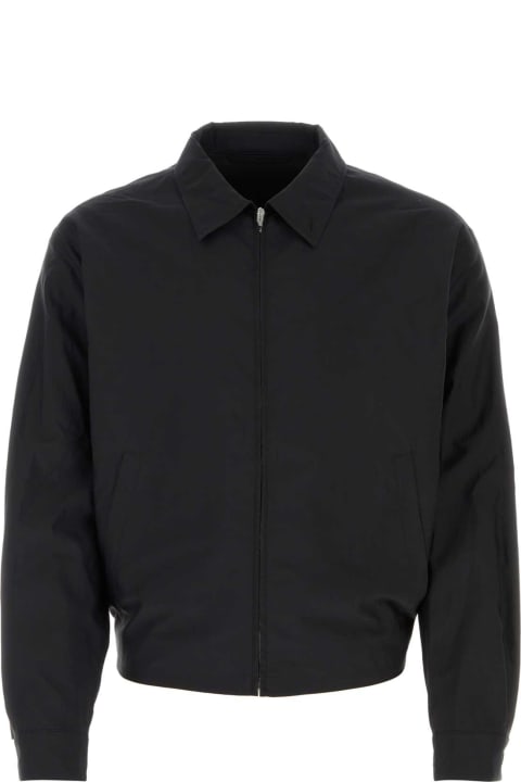 Lemaire Coats & Jackets for Men Lemaire Black Cotton Blend Jacket