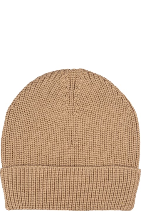 أدوات منزلية Barrow Sand Ribbed Knitted Beanie