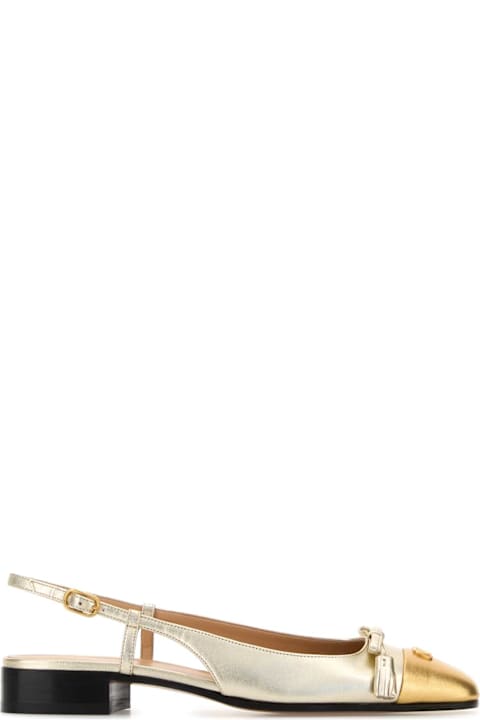 Homeware Valentino Garavani Two-tone Leather Valet Du Roi Ballerinas