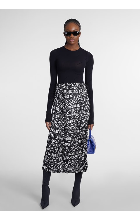 Balenciaga Clothing for Women Balenciaga Skirt In Black Polyester