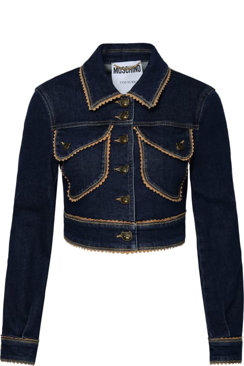 Fashion for Women Moschino Blue Denim Jacket