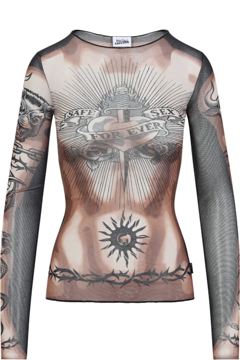 Jean Paul Gaultier for Kids Jean Paul Gaultier Safe Sex Tattoo Top