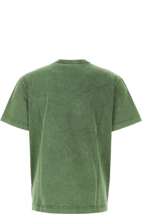 Alexander Wang Topwear for Men Alexander Wang Green Cotton T-shirt