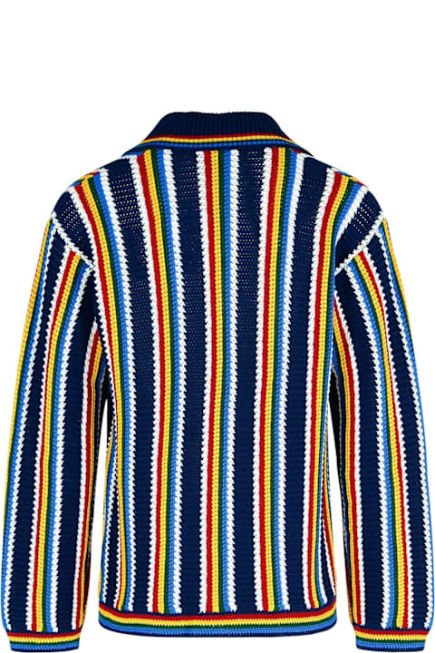 Shirts for Men Casablanca Stripe Crochet Shirt