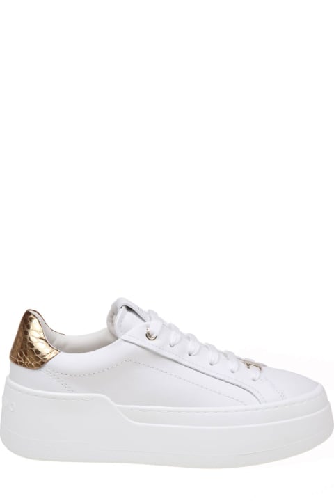 ウィメンズ Ferragamoのウェッジシューズ Ferragamo Dahlia Sneakers In White Leather