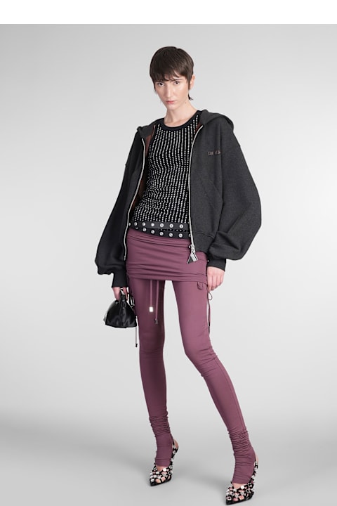 The Attico for Women The Attico Topwear In Black Cotton
