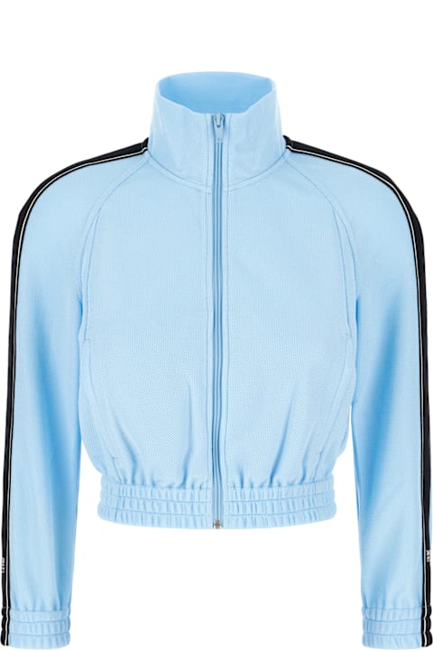 T by Alexander Wang for Women T by Alexander Wang Light Blue Polyester Sweatshirt