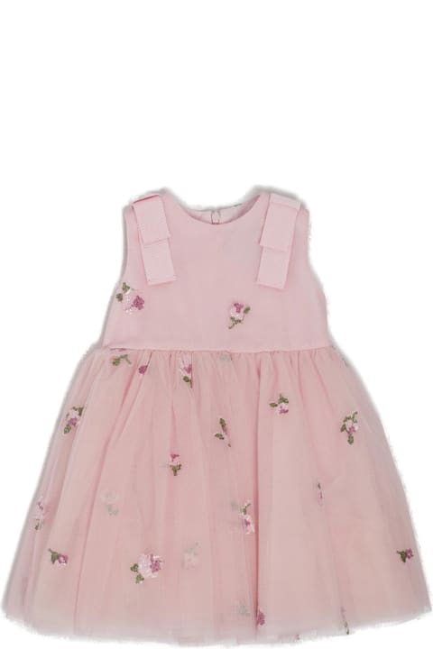 Simonetta Bodysuits & Sets for Baby Girls Simonetta Sequin-embellished Sleeveless Dress