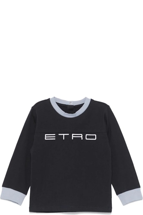 Etro T-Shirts & Polo Shirts for Baby Boys Etro T-shirt Con Ricamo