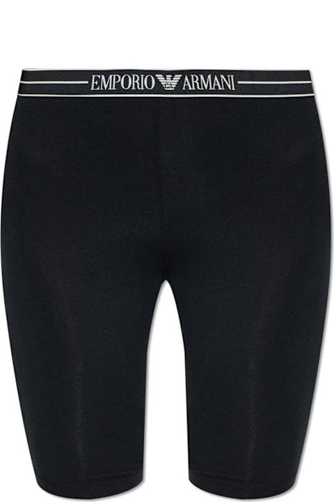 Emporio Armani for Women Emporio Armani Logo Waistband Asv Biker Shorts