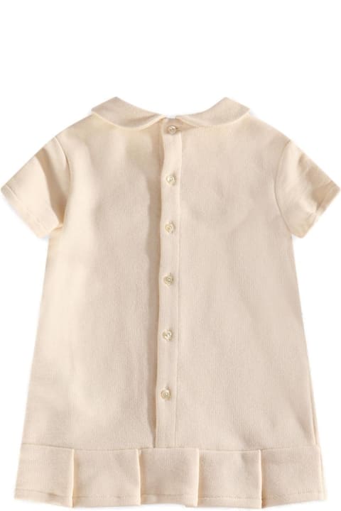 Gucci for Baby Boys Gucci Web-trim Straight Hem Short-sleeved Dress