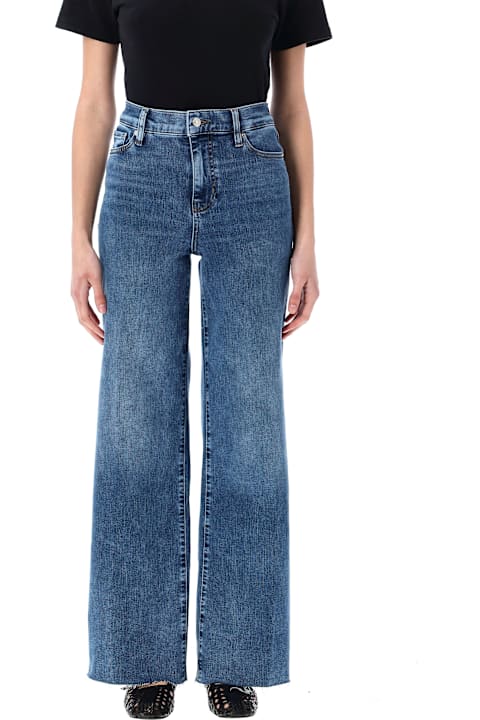 Homeware Frame Le Slim Palazzo Raw Hem Jeans